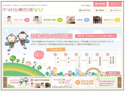 不妊治療応援なび